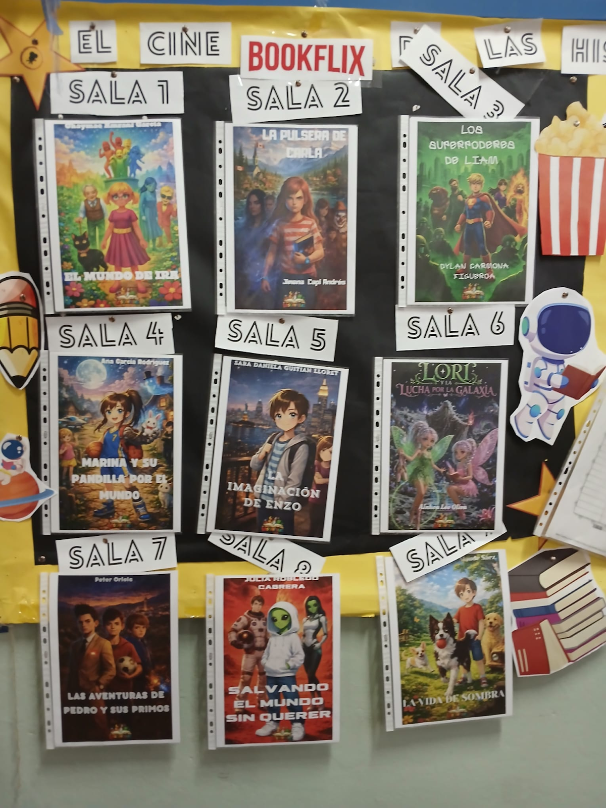 Salas creadas por el alumnado.
